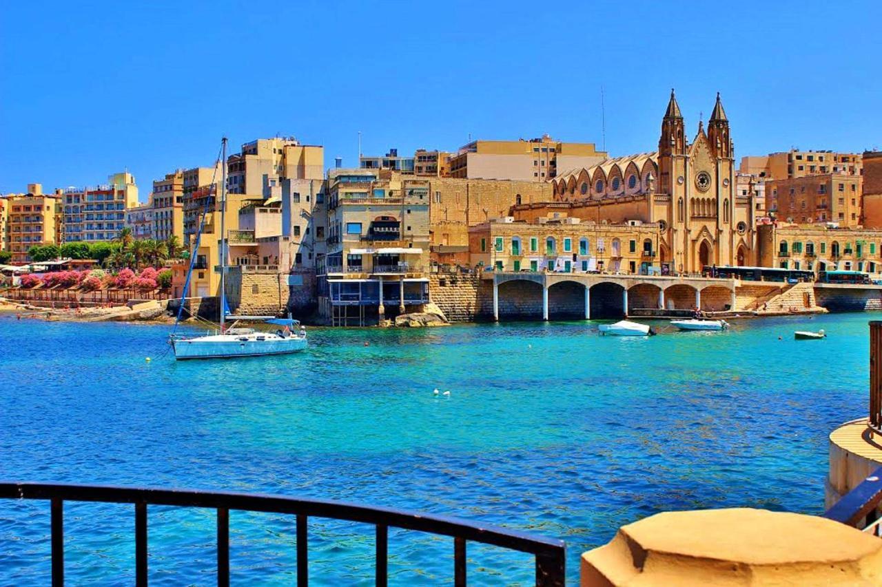 Luxe Apartment With Valletta And Harbour Views Слима Экстерьер фото